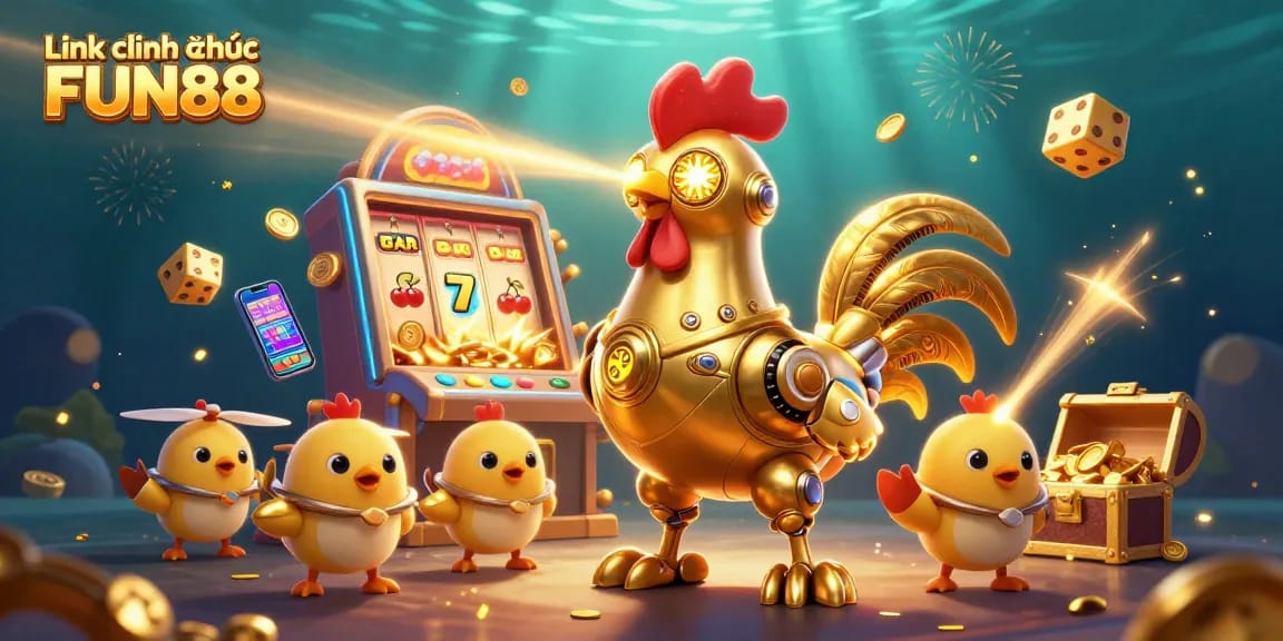 Engage with the thrilling world of gaming at Link chính thức FUN88 with a vibrant jackpot scene.
