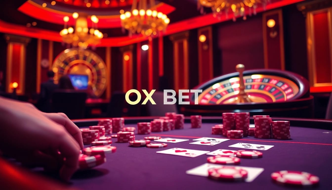 Experience thrilling poker games and vibrant betting action at OX BET casino.