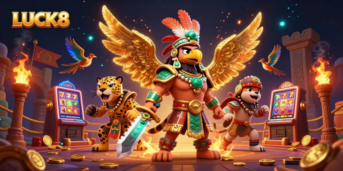 Experience high-stakes excitement at LUCK8 with dynamic slot machines and vibrant, engaging visuals.