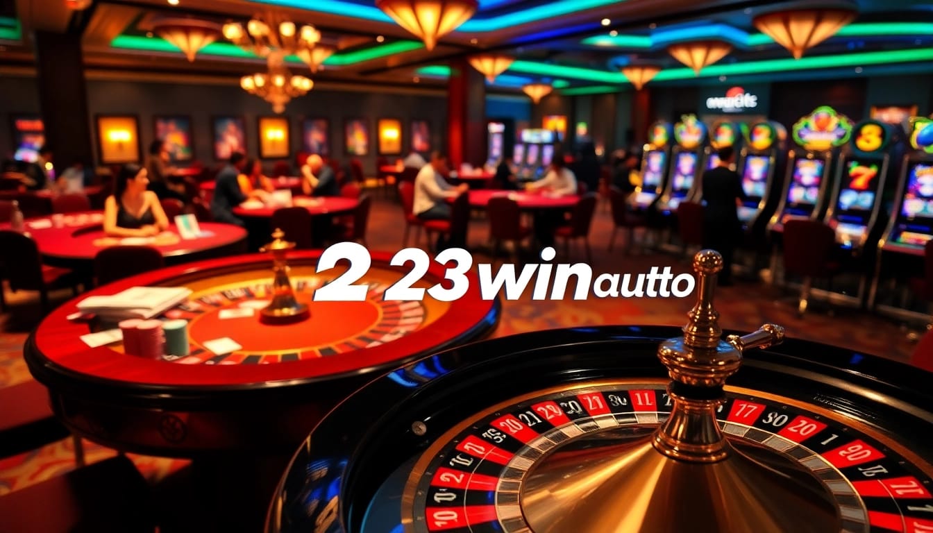 Experience thrilling gameplay at 23win.autos with poker tables and exciting slot machines.