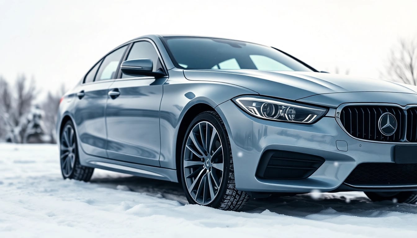 Enhance PPF winter road salt protection on vehicles with superior, glossy finishes in winter.
