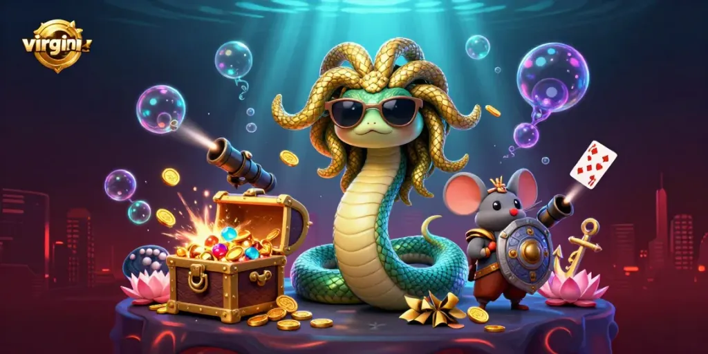 Enjoy exciting gameplay with virgin-mobile featuring animated casino elements and friendly characters.