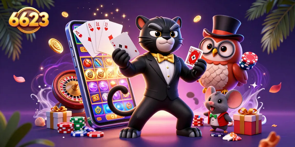 Betting on 6623 for thrilling casino experiences with colorful games and fun characters.