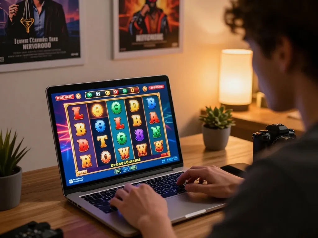 Engaging online slot game at home with fun79 interface, showcasing thrilling betting action.
