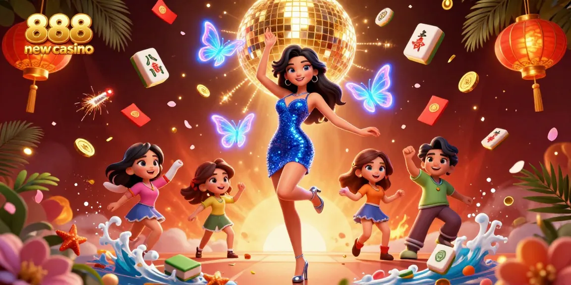 Experience the excitement of 888newcasino with vibrant gaming visuals and dynamic casino elements.