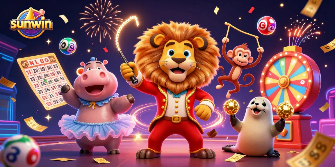 sunwin captures thrilling casino games with vibrant characters and dynamic elements for an exciting experience