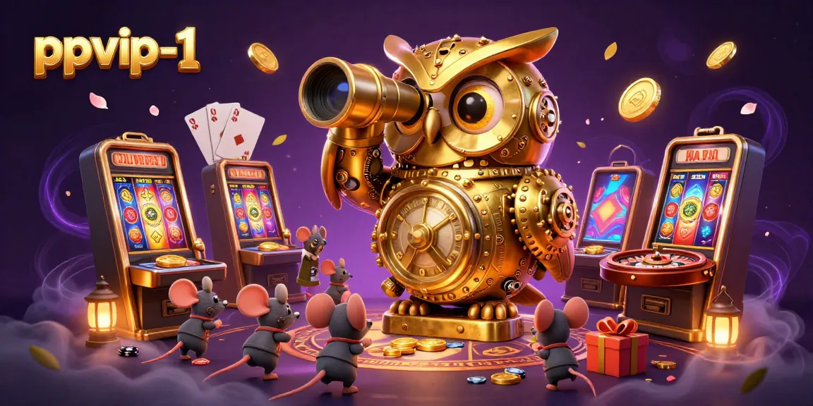 Experience thrilling gaming with ppvip-1's vibrant 3D casino world packed with exciting elements.
