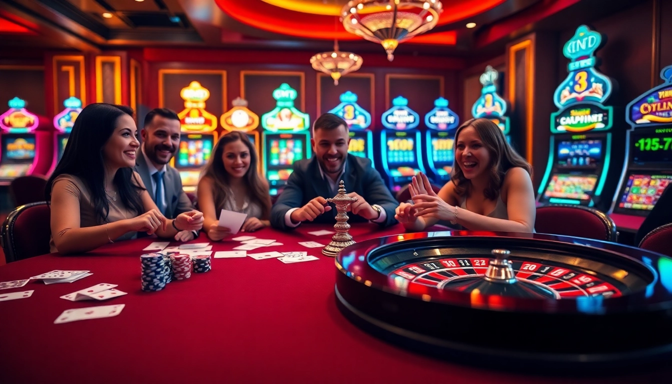 Experience the excitement of 9 BET with a lively casino atmosphere featuring engaging players and vibrant games.