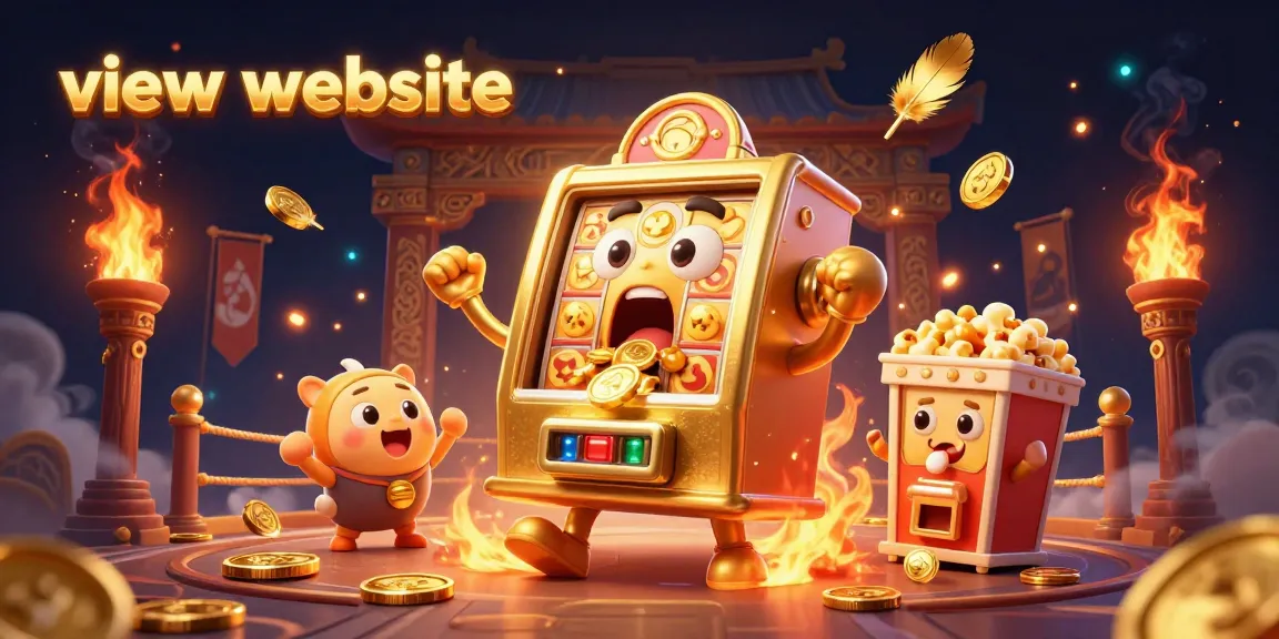 Experience excitement at Go88 with vibrant slot machines and golden tokens in a thrilling casino scene. view website now!