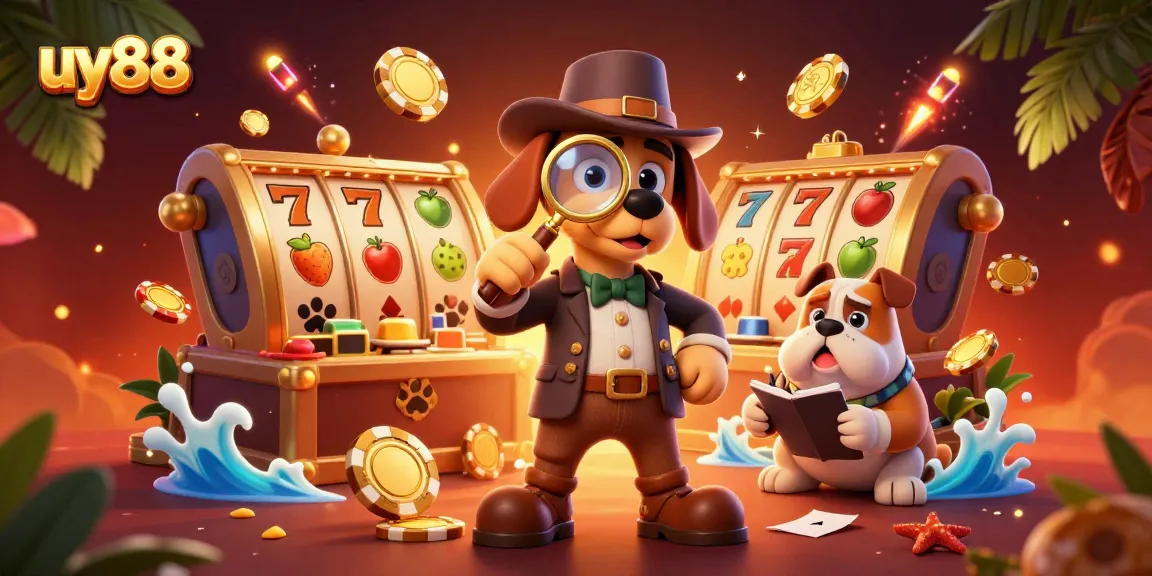 Experience the excitement of uy88 with 3D characters and dynamic casino elements in a vibrant setting.