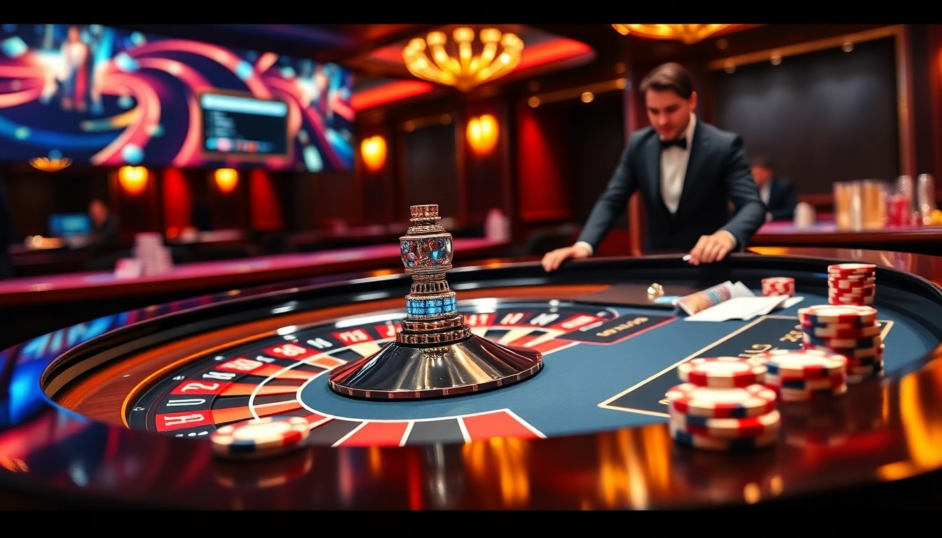 A thrilling roulette game at https://rr8888.in.net/ with vibrant chips and a professional dealer.