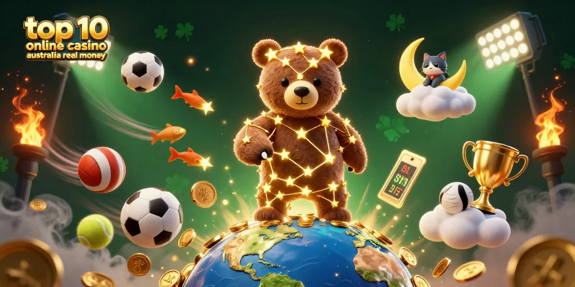 Experience the magic of top 10 online casino Australia real money with vibrant 3D illustrations.