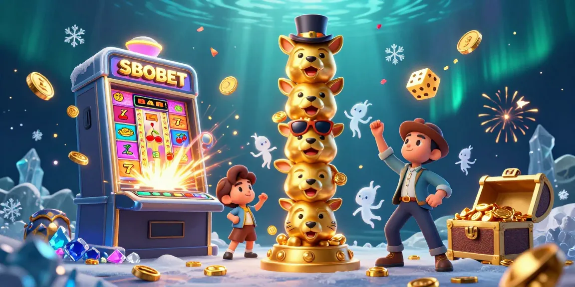 ฉลองแจ็คพอตใหญ่ SBOBET ด้วยภาพการ์ตูน 3 มิติสุดมันส์ของเครื่องสล็อตและโต๊ะคาสิโน